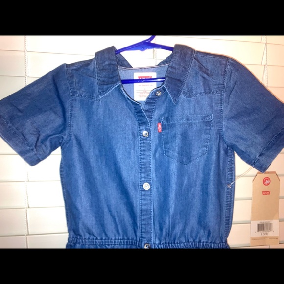 Girls Levi’s Shirt Dress, size small - Picture 5 of 7
